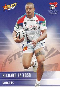 2012 Select Champions NRL #96 Richie Fa'aoso Front